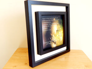 FINDING THE WILL OF GOD... (Canvas Print in unglass frame) Free Shipping