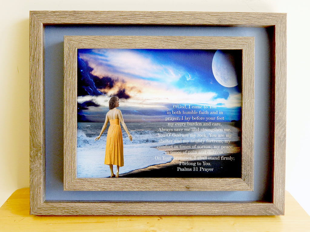 I come to you-2B -(Canvas Print in unglass frame) Free Shipping