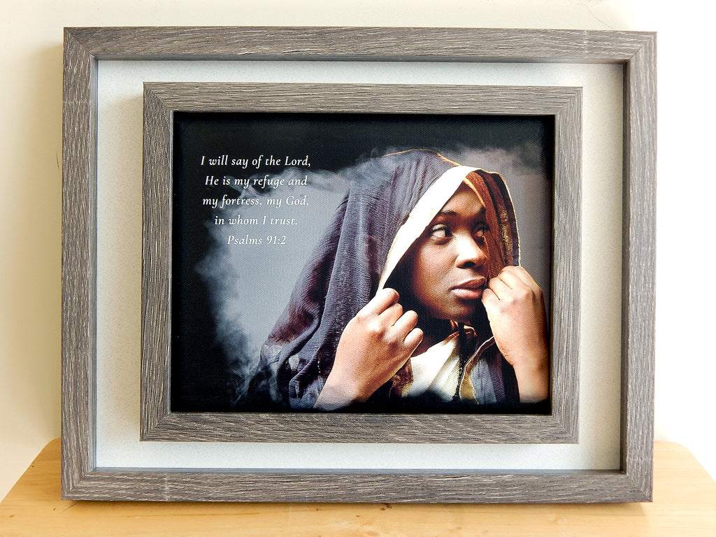 I WILL SAY OF THE LORD-2B -(Canvas Print in unglass frame) Free Shipping