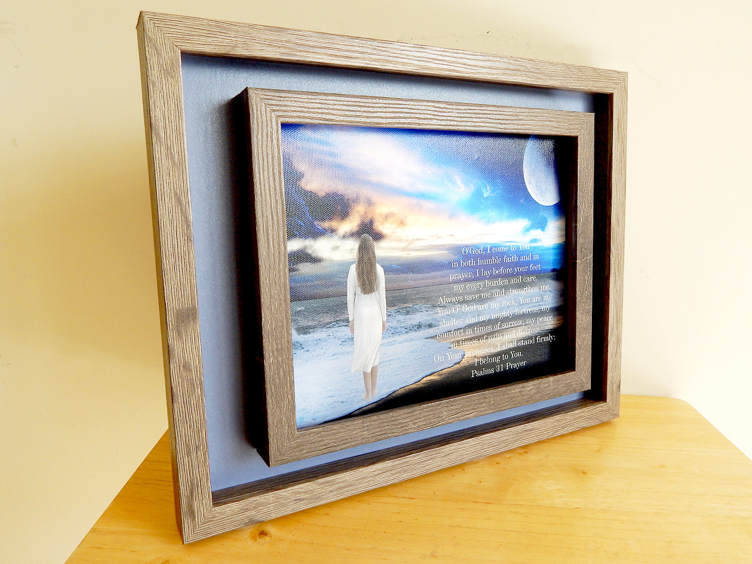 I come to you -(Canvas Print in unglass frame) Free Shipping