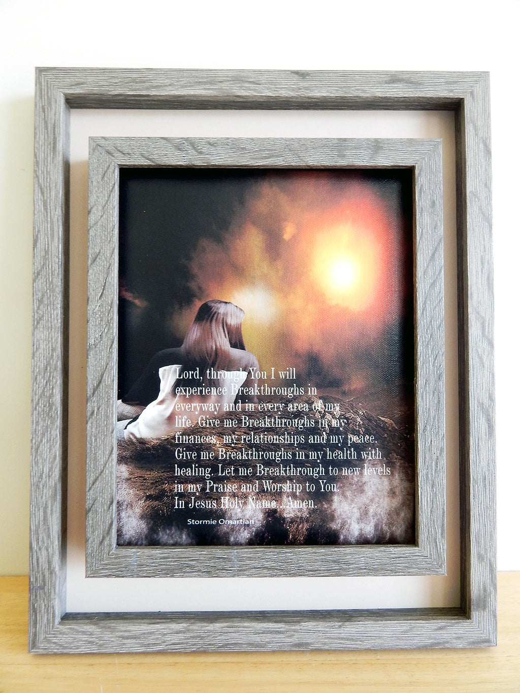 Breakthroughs-(Canvas Print in unglass frame) Free Shipping