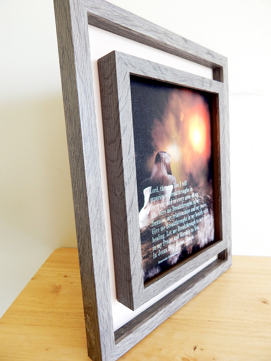 Breakthroughs-(Canvas Print in unglass frame) Free Shipping