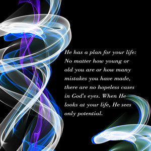 He has a plan for your life-1... (Canvas Print in unglass frame) Free Shipping