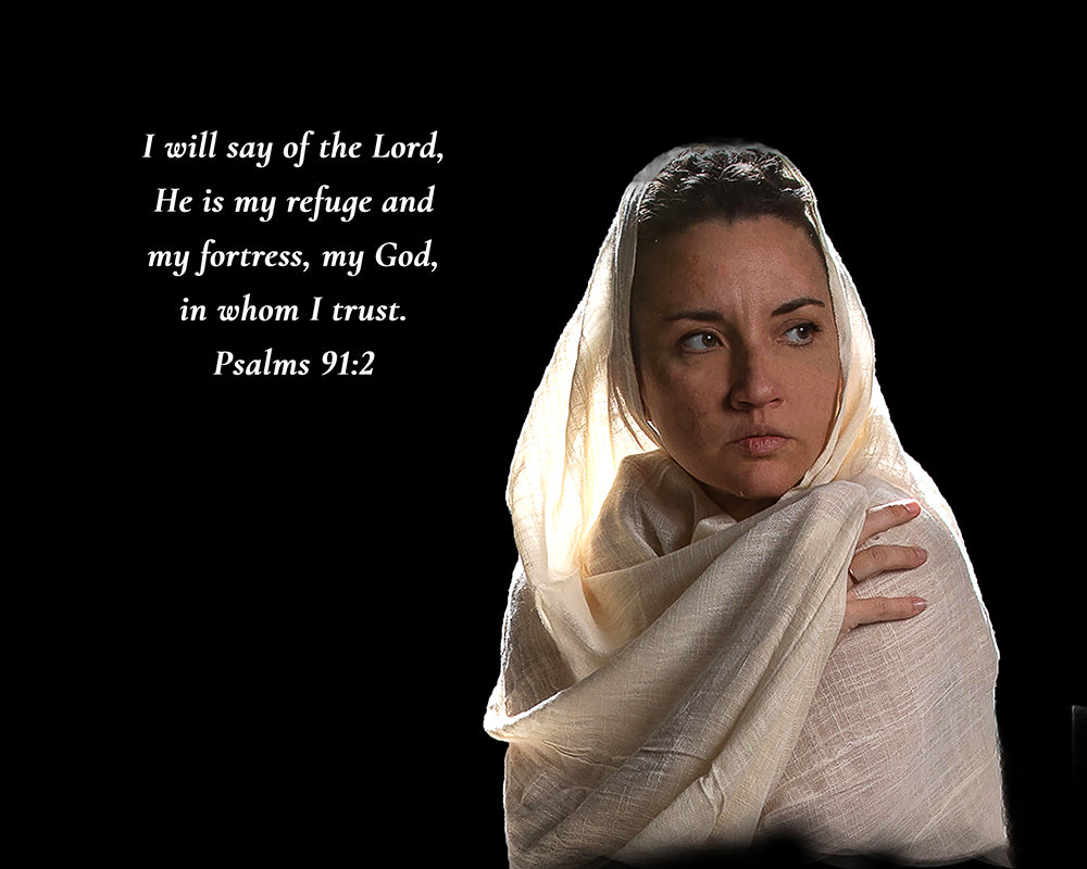 I WILL SAY OF THE LORD -(Canvas Print in unglass frame) Free Shipping