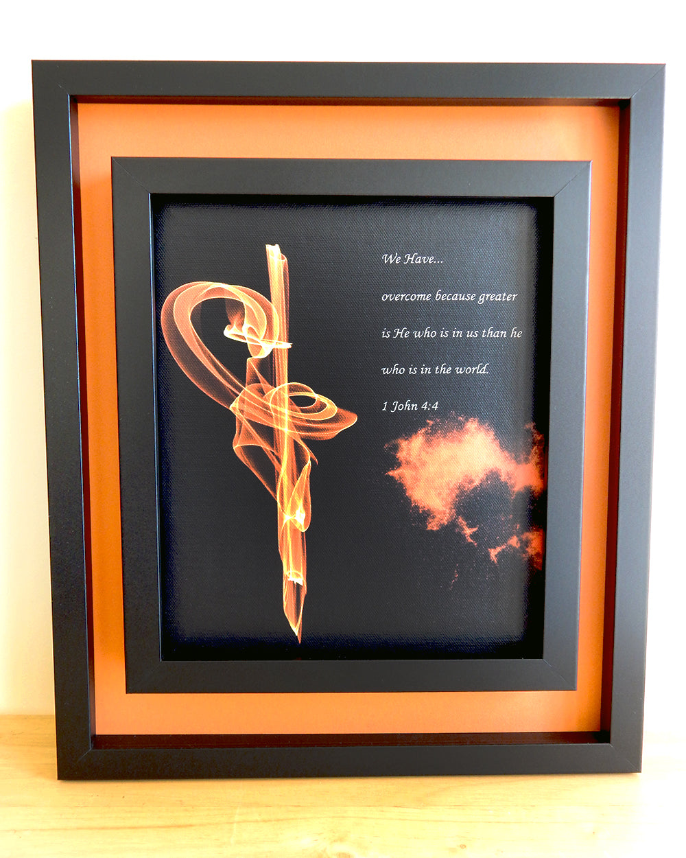 We Have... Series -OVERCOME -(Canvas Print in unglass frame) Free Shipping